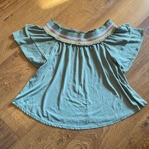 Off the shoulder top